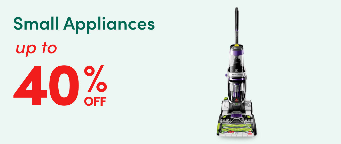 Small Appliances up to 40% off