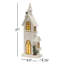 LED Lighted Winter Church Display 27"H