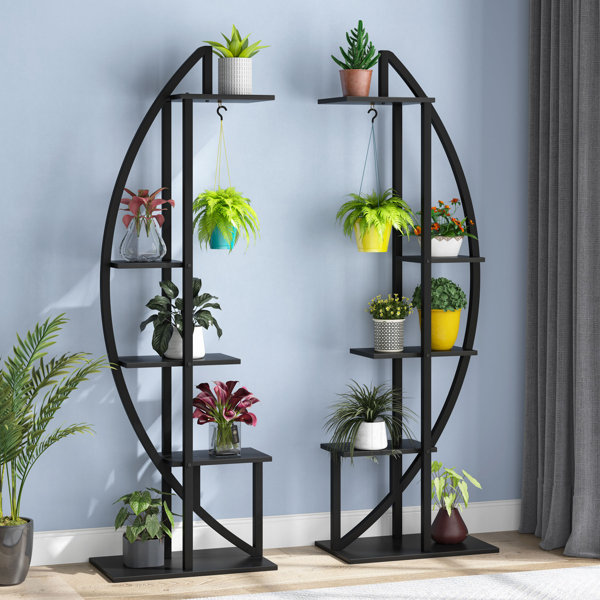 17 Stories Aluin Plant Stand - Set of 2 & Reviews | Wayfair