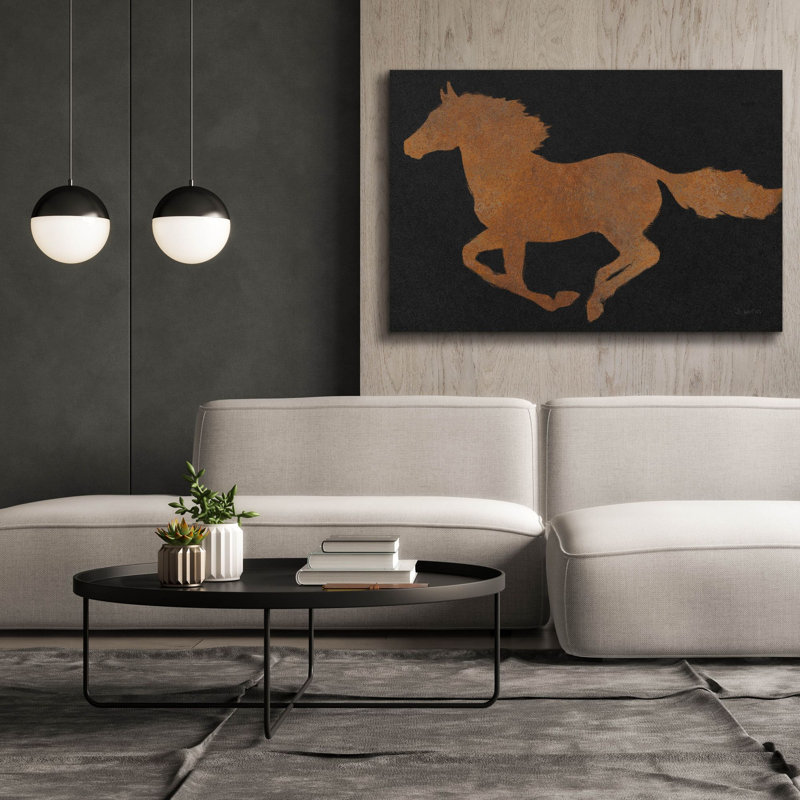 Toile épique «Equine 1 Industrial» par James Wiens «Epic Graffiti», 60 po x 40 po, H 40 po x l 60 po