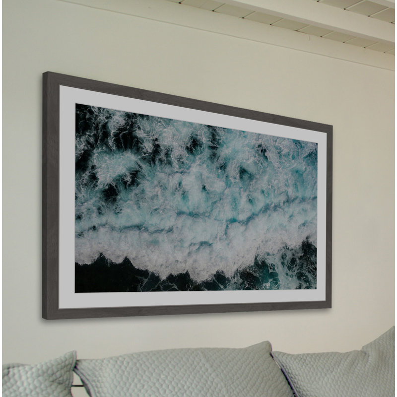 White Expanse by Hassan Ishan - Single Picture Frame Print, 30cm H x 46cm W