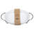 BIA Cordon Bleu Simply Serving 2 Quart Porcelain Oval Baker with Caddy