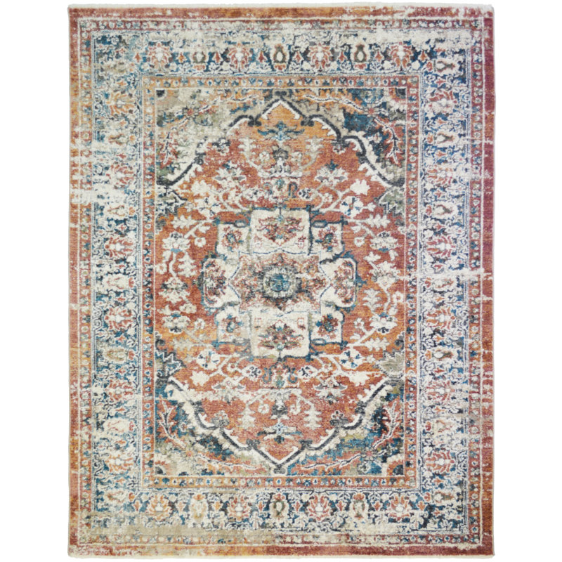 Sornson Oriental Indoor Rug, Rectangle 7'10" x 9'10"