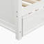 Lit de jour en bois avec lit gigogne simple