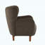 Fauteuil club à oreilles moderne rembourré