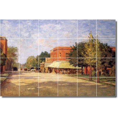 48"" x 32"" Ceramic Painting Decorative Mural Tile 8"" x 8 -  Picture-Tiles.com, W08401-L