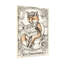 Bath and Laundry Fox lisant un journal sur une toilette-121371119-121371121-121371122