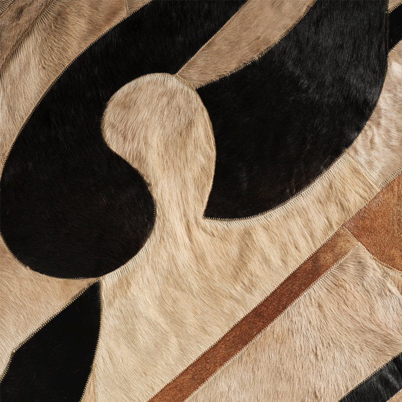 Tapis rectangulaire en béton - Taupe, Rectangle 5' x 8'