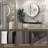 Gervon Lighted Surface Framed Round Medicine Cabinet Mirror Adjustable Shelf & AC Outlets-106226540-98501388