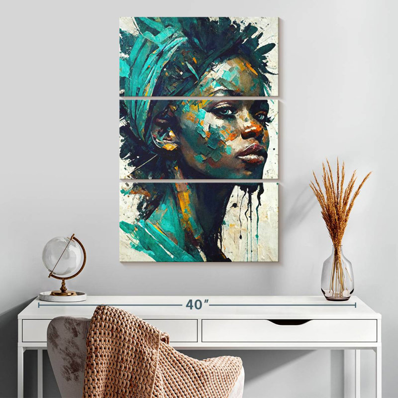 Leisha Golden Woman, 32" H x 20" W
