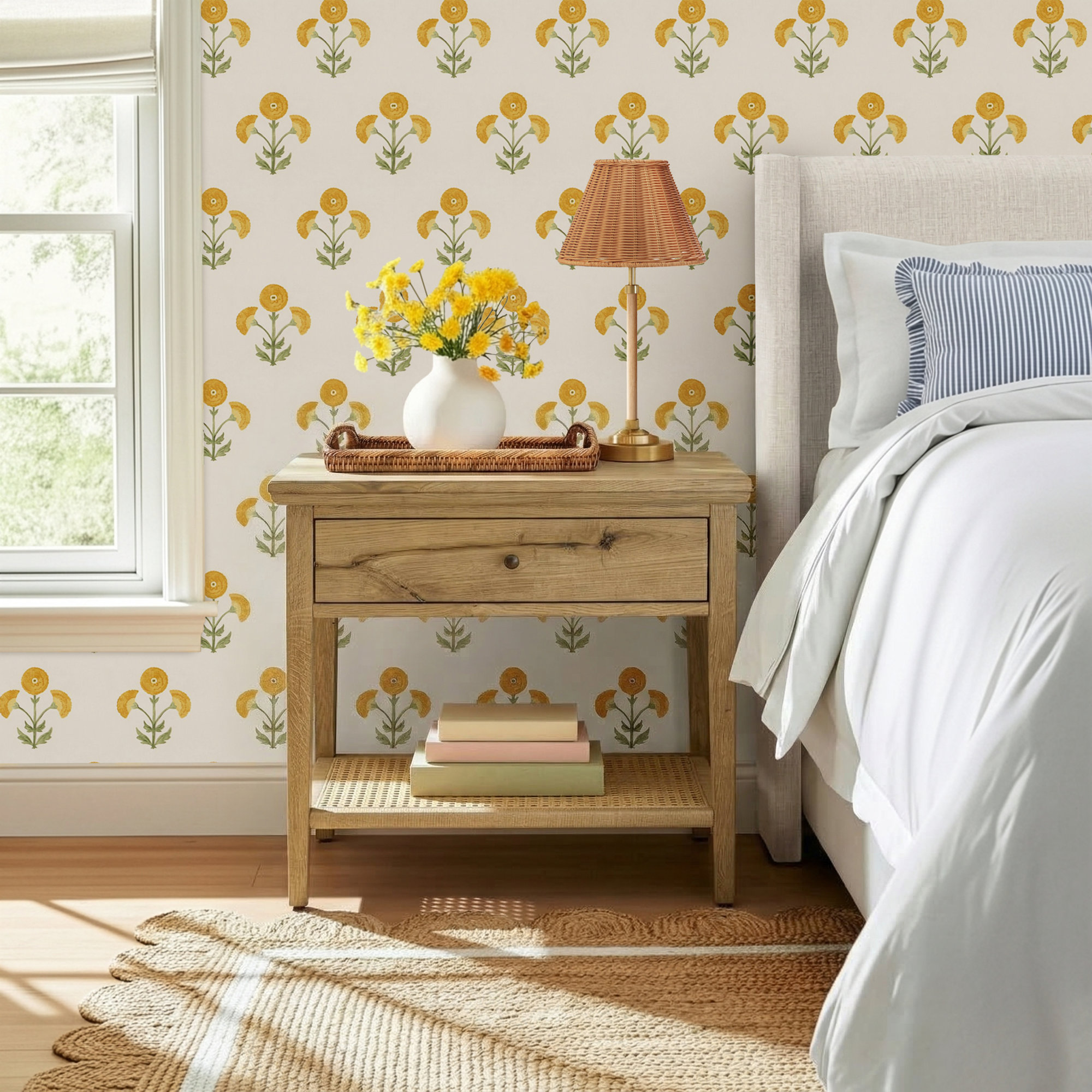 Mott Nightstand, Worn Oak