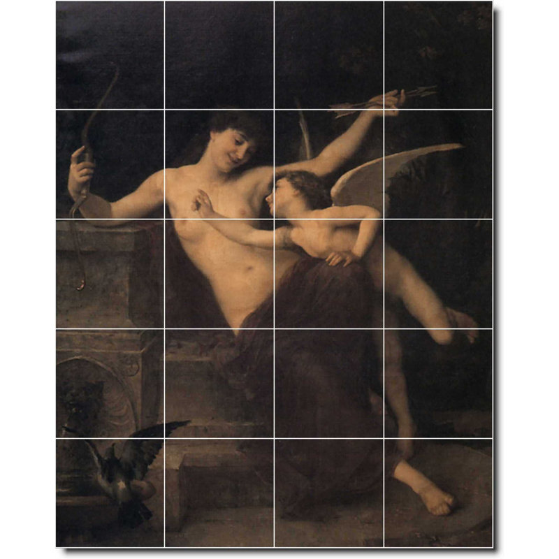 Carreau de peinture murale 32 po x 40 po 8 po x 8 po, Ange 06650