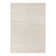 Tiffany Smooth Low Pile Semi-Plain Cream Rug