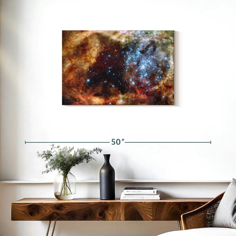 Amas d'étoiles globulaires Oberle, H 20 po x l 30 po