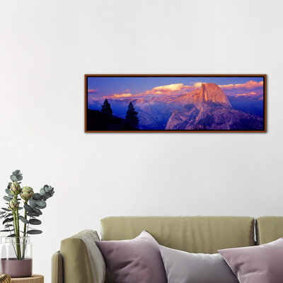 " Cloudy Pastel Sunset Over Half Dome, Yosemite National Park, California, USA "