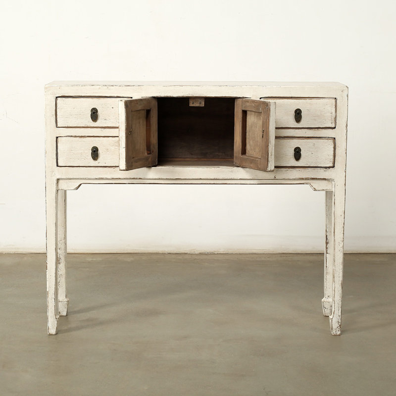 39'' W Console Table, Off White
