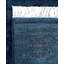 Overdyed One-of-a-Kind 4' 1" X 6' 2" Hand Knotted Area Rug