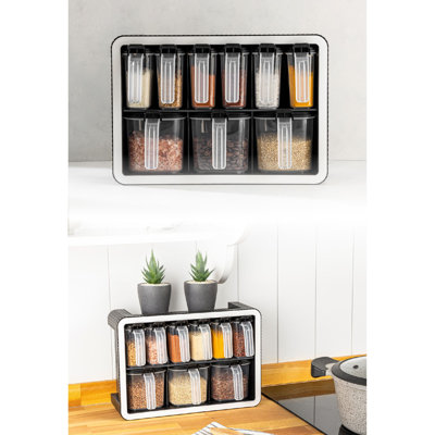 10 Pieces Spice Jar Set