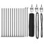 Vidaxl Fence With Posts PVC-Coated Steel-116798201-116798204