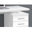 Modern Computer Desk With Reversible Storage Drawers-509609127