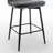 Yujun Swivel Upholstered Counter Stool with Metal Frame