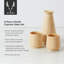 Ensemble de saké 3 pièces Hinoki Cypress
