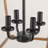 4-Lights Dimmable Lantern Pendant-2099195240