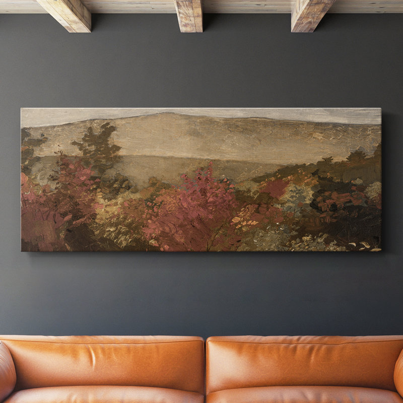 Série paysage - DCCL XXV - Toile tendue avec châssis - Prêt à être accroché, H 12 po x l 30 po