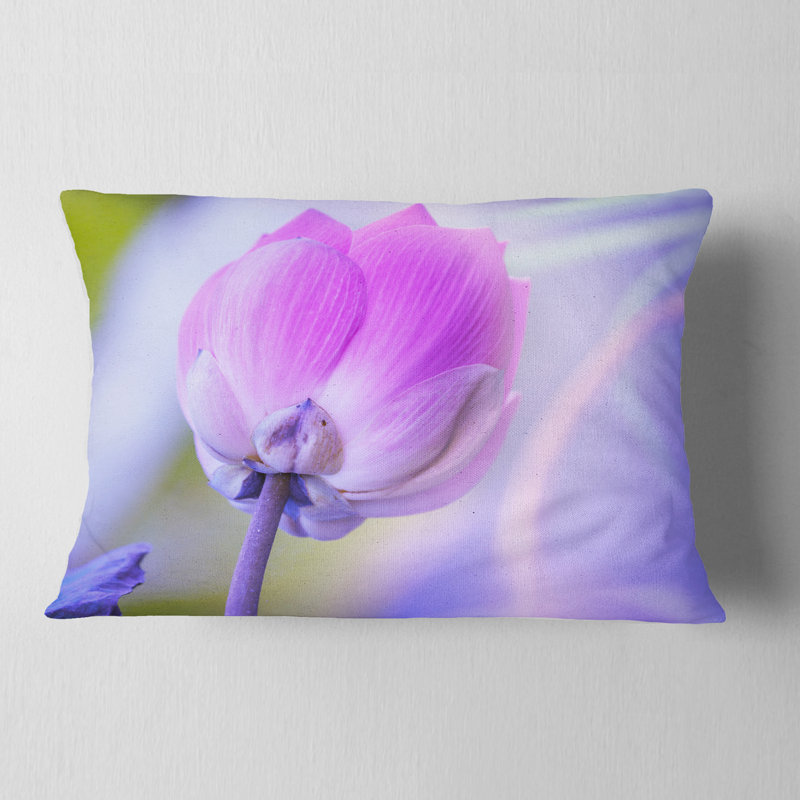 Grand coussin lombaire à fleur lotus