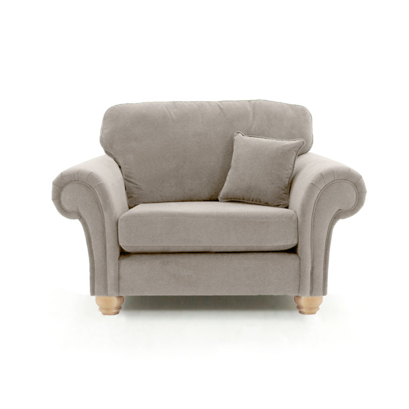 Foreston Velvet Armchair, Mink