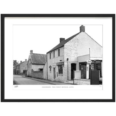 Chedzoy, The Post Office C1955 - Single Picture Frame Print
