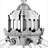 Impero 4 - Light Dimmable Globe Chandelier