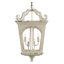 Lustre en bois 4 lumières, luminaire suspendu avec chaîne réglable