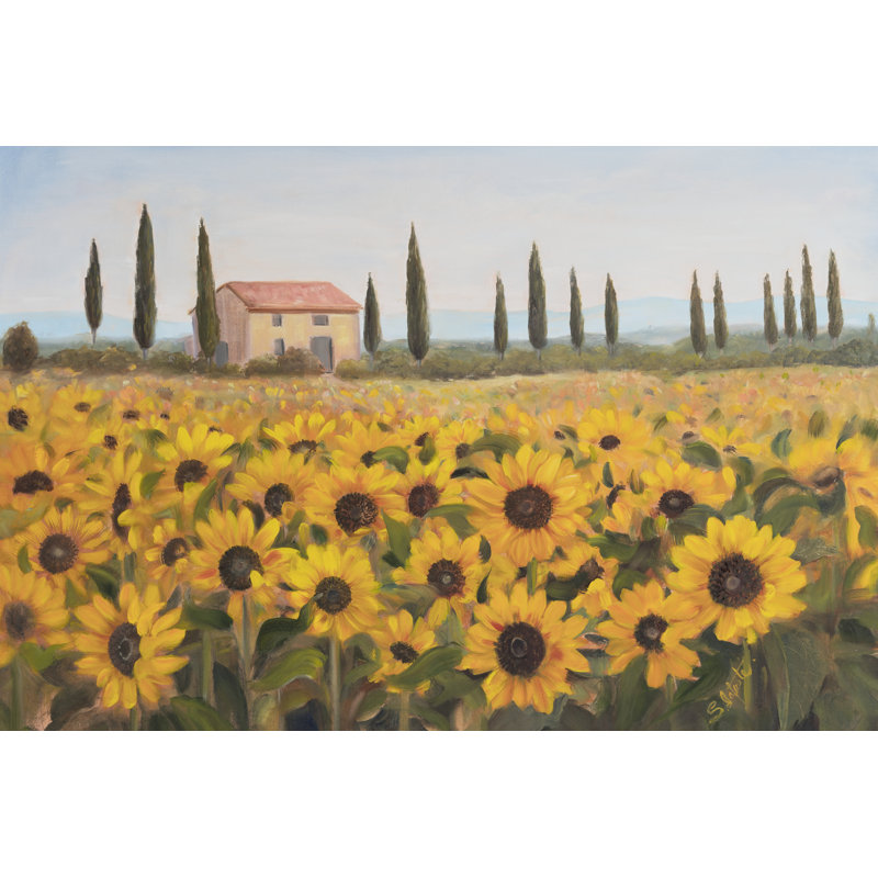 Tuscan Memories I by Sandra Iafrate - Wrapped Canvas Painting, 30cm H x 46cm W