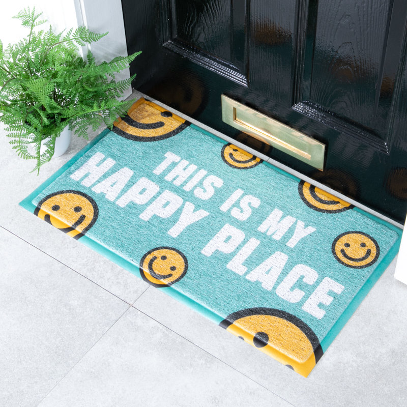 Temperence Non-Slip Indoor Doormat, Green