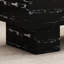 Table basse moderne avec texture en marbre noir, 43,3 po x 21,6 po 17,2 po, meubles 43,3 po x 21,6 po x 17,2 po, hauteur confortable-629099727