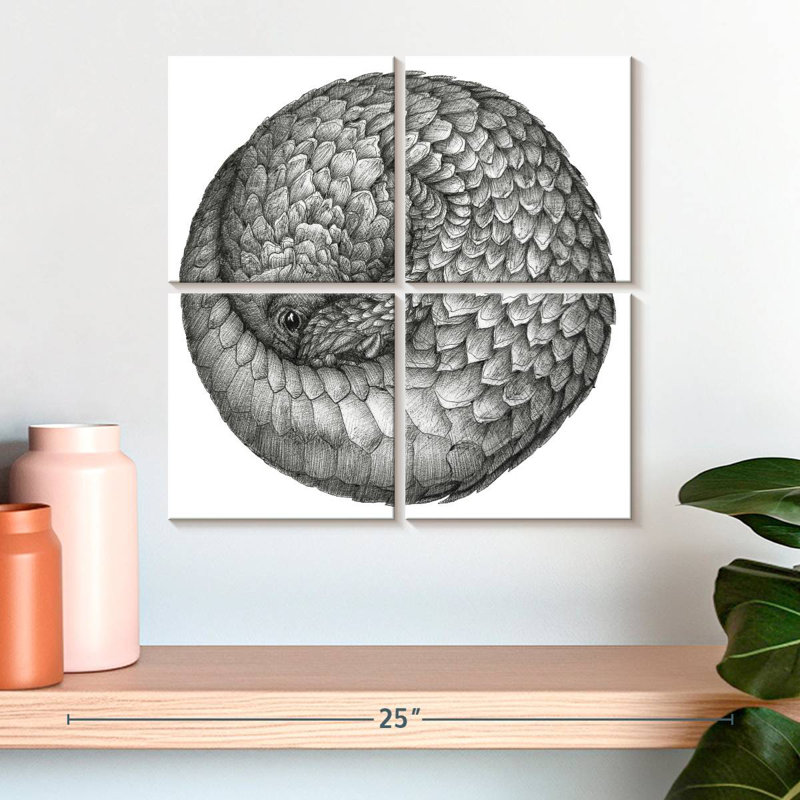 Brampt Pangolin Ball, 18'' H x 18'' W