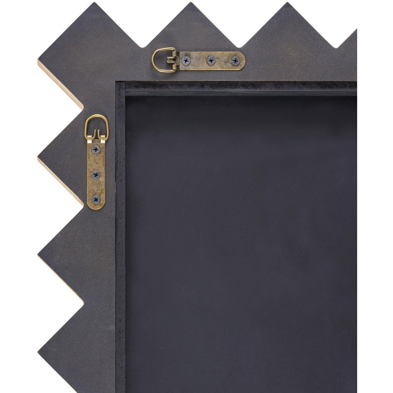 Miroir mural Besarion, 60 po x 25 po, Or