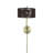Asllan 1 Light Antique Brass Swing Arm Wall Lamp-122725060-122725061