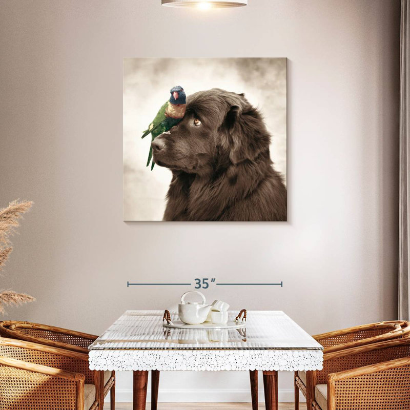 Brampt Henry And Pipi, 36" H x 36" W