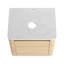 Meuble-lavabo mural 24 po et 1 porte à fermeture en douceur, emballage KD, contreplaqué (meuble-lavabo seulement, sans le lavabo)-735695810