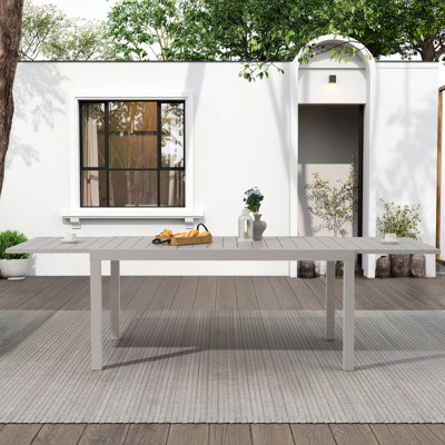 Table d'extérieur en aluminium