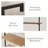 Ato 71.6" H x 23.6" W Modern 5-Tier Etagere Bookcase