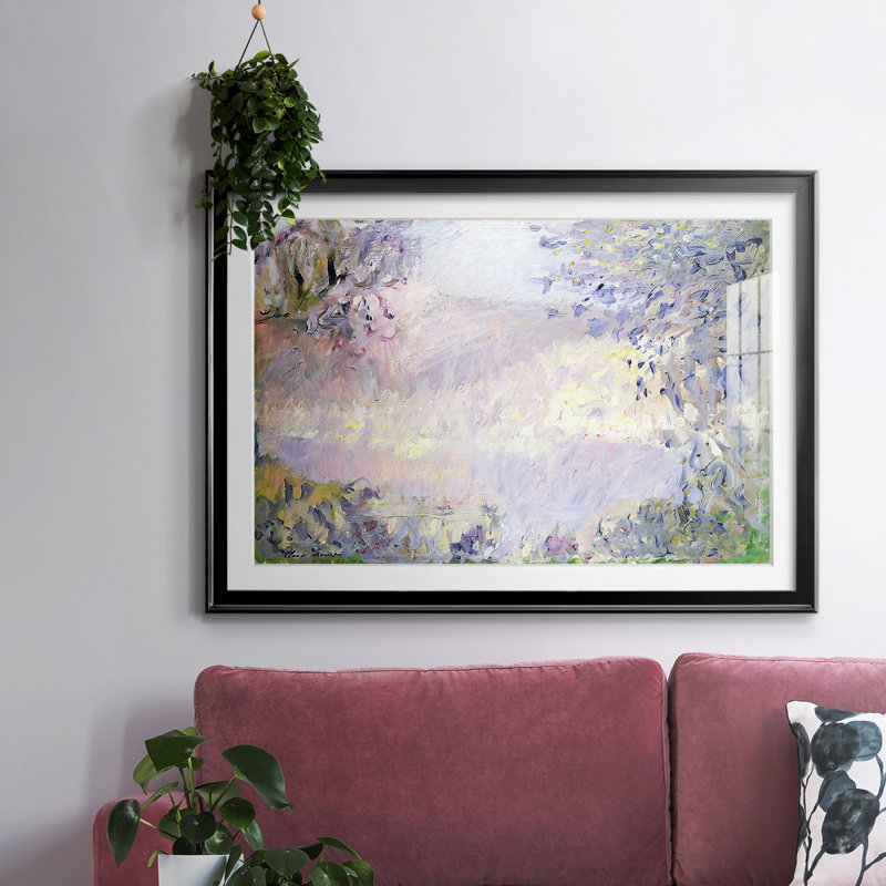 Monte avec cadre encadré et biseauté mat et verre, Noir, H 15 po x l 21 po x P 1,5 po