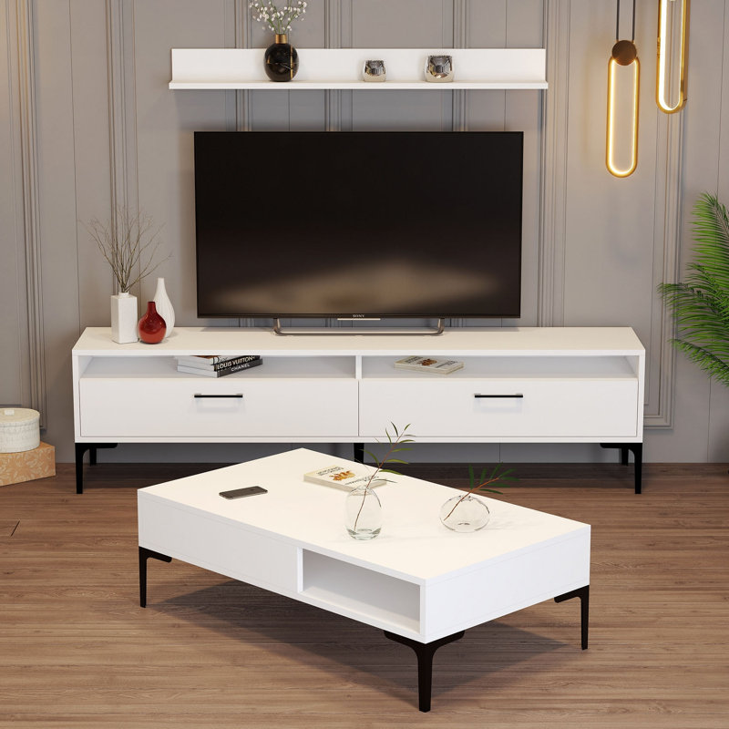 Ensemble de meubles de salon, Blanc