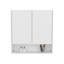 Pharmacie, 2 portes, 4 tablettes, blanc