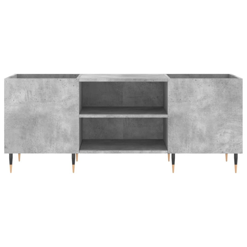 48cm H Media Cabinet, Concrete Grey