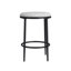 Tabouret de bar en métal Ebern Designs - gris durable tissé-1874419235