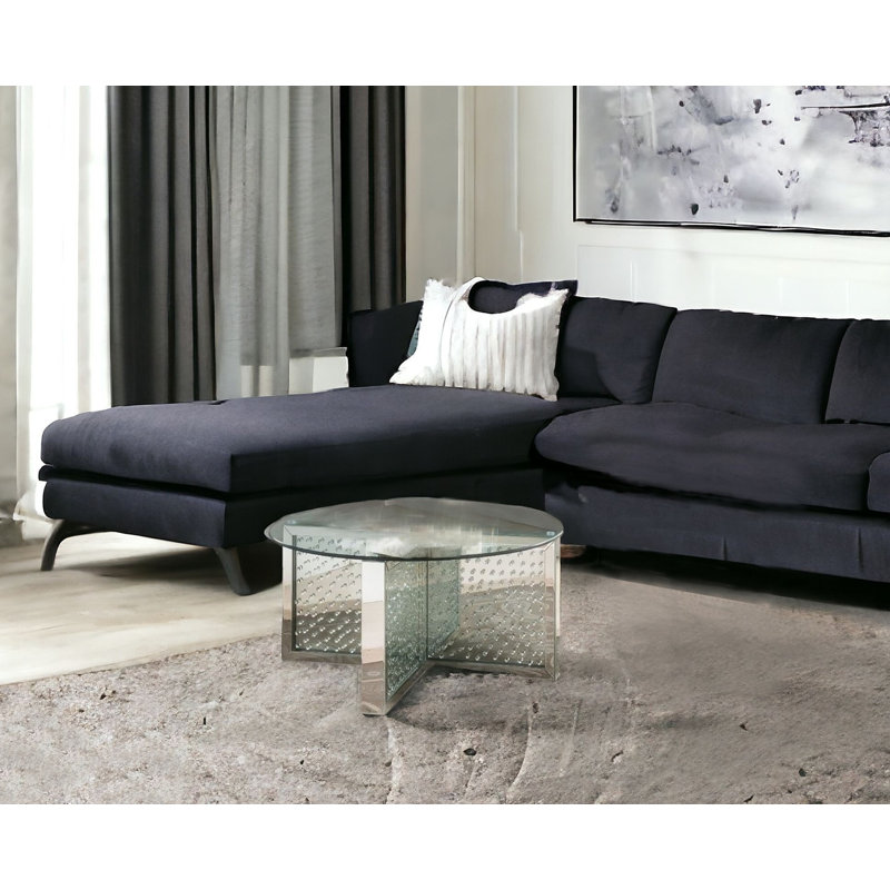 Table basse à piédestal