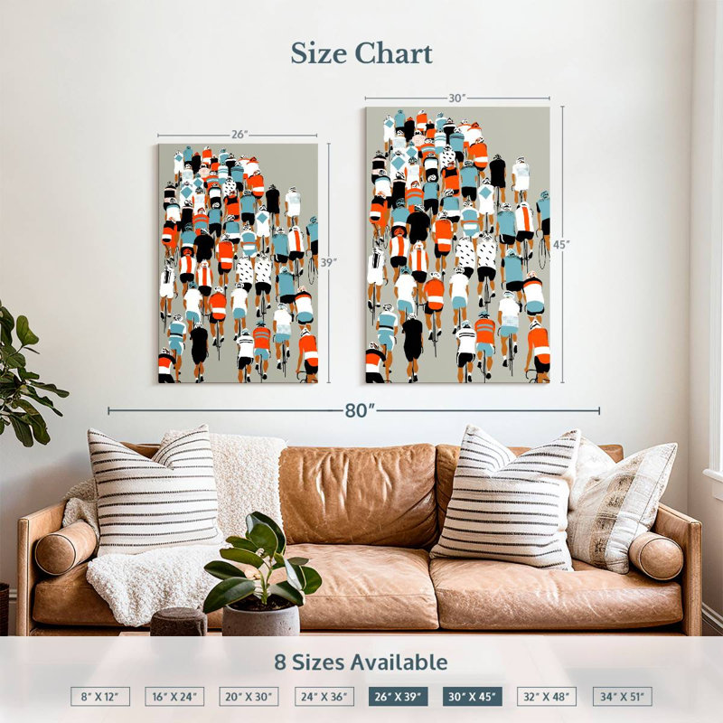 Sireci Peloton, 39" H x 26" W
